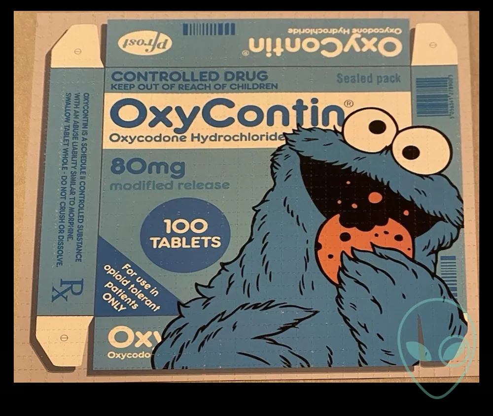 Ben Frost — “OxyCookie” blotter art print