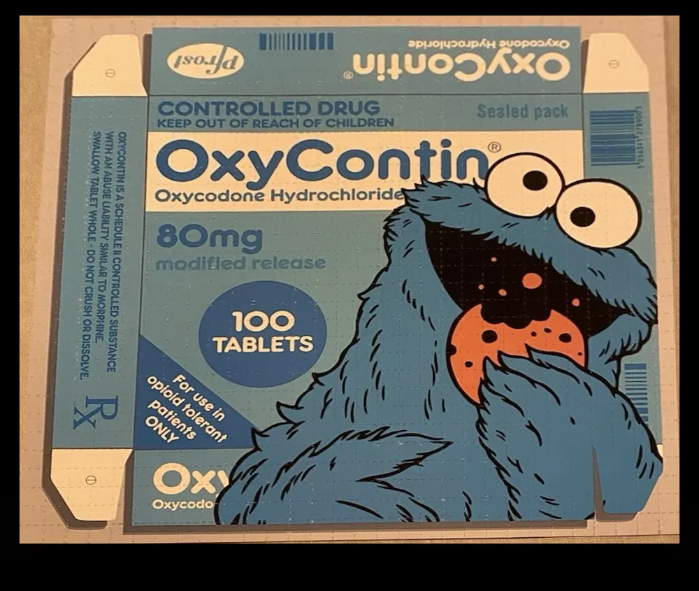 Ben Frost — “OxyCookie” blotter art print